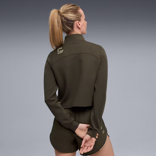 PUMA RUN CLOUDSPUN top met kwartrits voor dames